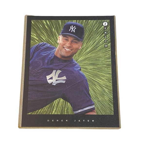 Derek Jeter 1997 Pinnacle Zenith Dufex Parrell Collector's Item 17 of 24 Yankees - Picture 1 of 2